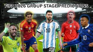 FIFA WORLD CUP 2026 Group Stage Predictions...But I Know Nothing About Soccer