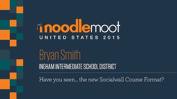 Have you seen... the new Socialwall Course Format? | Bryan Smith at MoodleMoot US 2015
