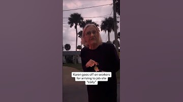 Karen Calls Code Enforcement on Early Workers #shorts #shortsvideos #karen #crazykaren #wildkaren