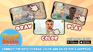 Draw, Color, and Play Puzzles with Mighty Little Bheem Color and Puzzles Game | Android & IOS screenshot 1