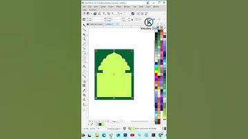 How to create an Islamic book cover, Islamic page border in CorelDRAW X7 #border #coreldraw