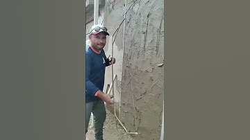 Satisfying Wall Plaster Leveling With Wire Tool #shorts #construction