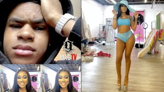 YBN Almighty Jay Checks In On Jania During Her Photoshoot! 