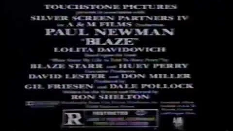 Blaze Movie Trailer 1989 - TV Spot