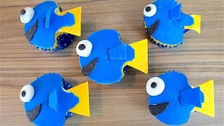 Easy Finding Dory Cupcakes | How To Tutorial | CarlyToffle