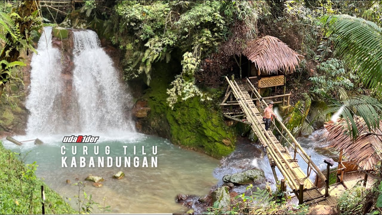 CURUG TILU HOLIPET - Eksotisnya Jembatan Bambu di atas Curug | Kabandungan #2…