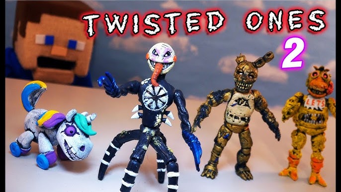 TWISTED FREDDY Figure Animatronic Five Nights At Freddy's MEXICAN FIGURE  FNAF 9”