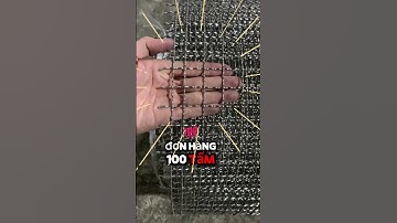 Tăng ca cắt lưới inox thành tấm, lưới inox 304 làm chuồng