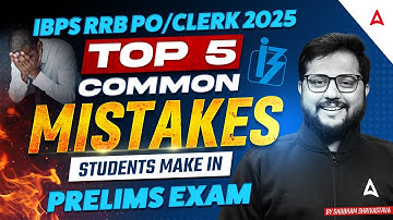 RRB PO & Clerk Strategy 2025  | 5 Mistakes Every Aspirant Makes 😱 | IBPS RRB Strategy 2025
