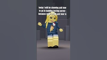 How to join baddies testing server tut. #robloxbaddie #roblox #baddie