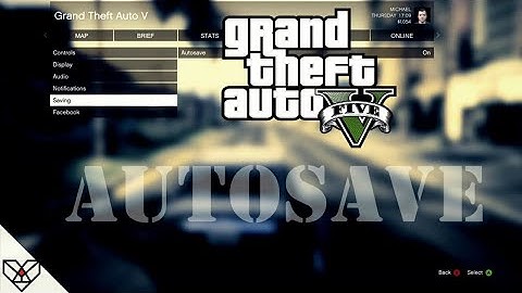 GTA V Autosave your Game in PC