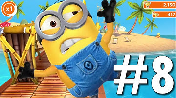 Despicable Me Minion Rush #8 walkthrough - iOS Android mobile games - Minions mobile apps for kids