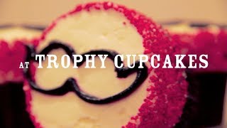 White Moustache // Musical Plates : Trophy Cupcakes