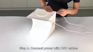 Mini Estúdio Dobrável Tutorial