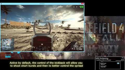 BF4 BF3 CSGO COD HARDLINE Macro No Recoil and No Spread - F2000 Gameplay