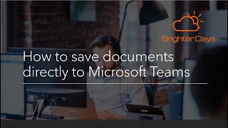 How to Save to Microsoft Teams and SharePoint directly from Word / PowerPoint / Excel