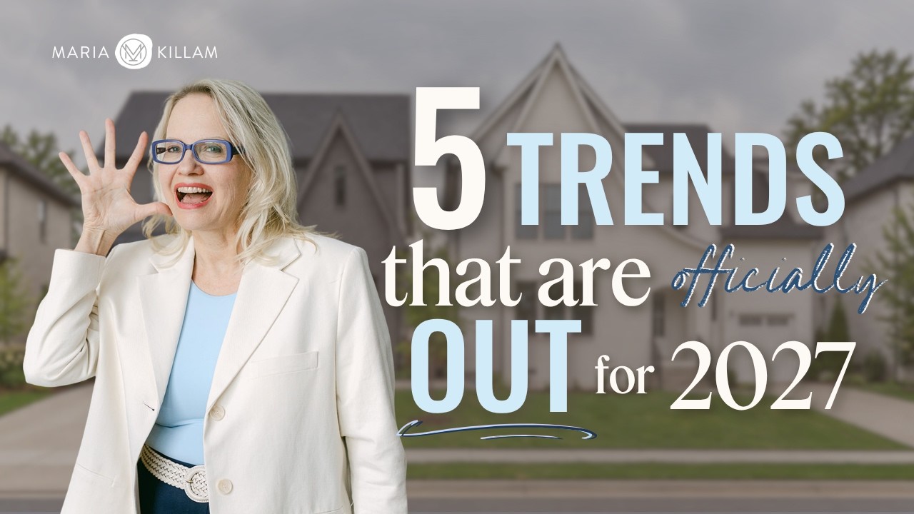 Top 5 Interior Design Trends That Are OUT For 2027!