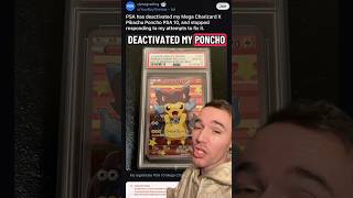 PSA deactivated my Poncho #pokemontcg #pokemon #pokemoncards #psa