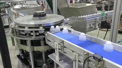 4 mins automatic push pull caps assembly machine  test run video