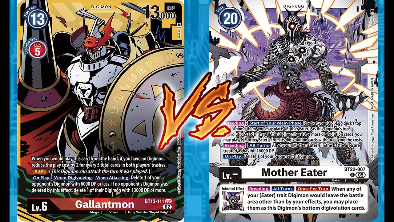 Gallantmon VS Eaters | Digimon TCG BT24 Match