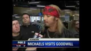 Goodwill's Rock for Jobs - Bret Michaels Store visit