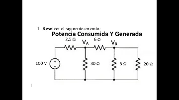 Como se calcula lá potência consumida?