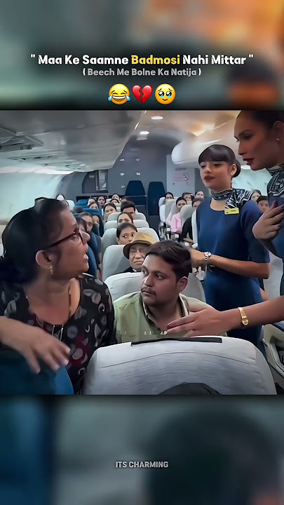 Never Interrupt an Indian Mom || Tried to Calm Her Got Slapped 😂 | Epic Flight Moment ✈️ || Status