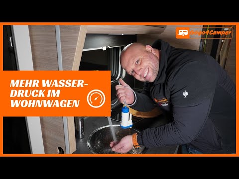 Mehr Wasserdruck im Wohnwagen - Tipps & Reich Power Jet Plus im Wohnwagen / Wohnmobil einbauen | DIY