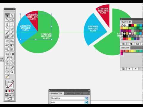 How To Make A Pie Chart In Illustrator Cs6