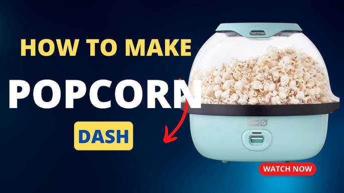  DASH Hot Air Popcorn Popper Maker with Measuring Cup