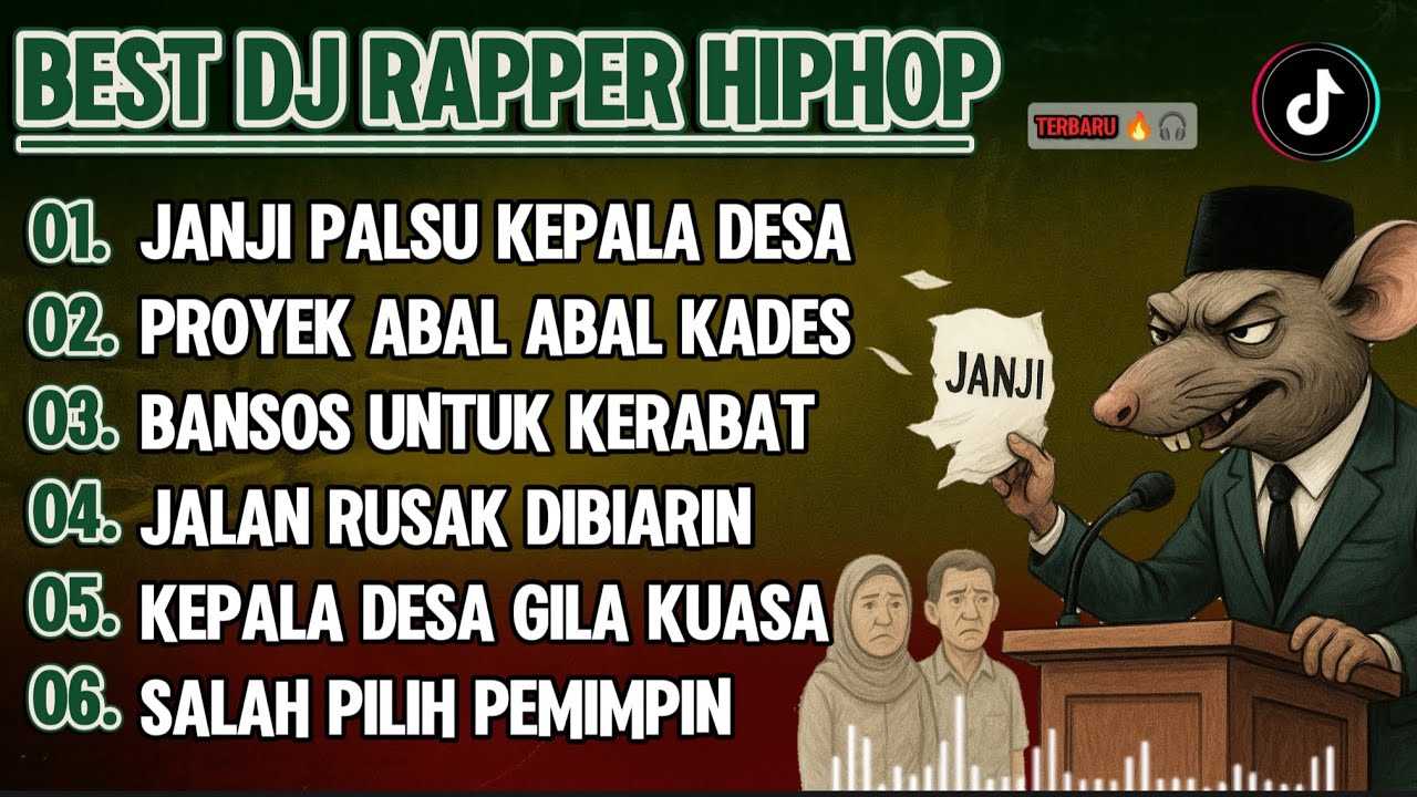 🎧BEST DJ RAPPER HIPHOP🎶 || BANSOS UNTUK KERABAT || SINDIRAN PEDAS KEPALA DESA TERBARU #djhiphop #dj 