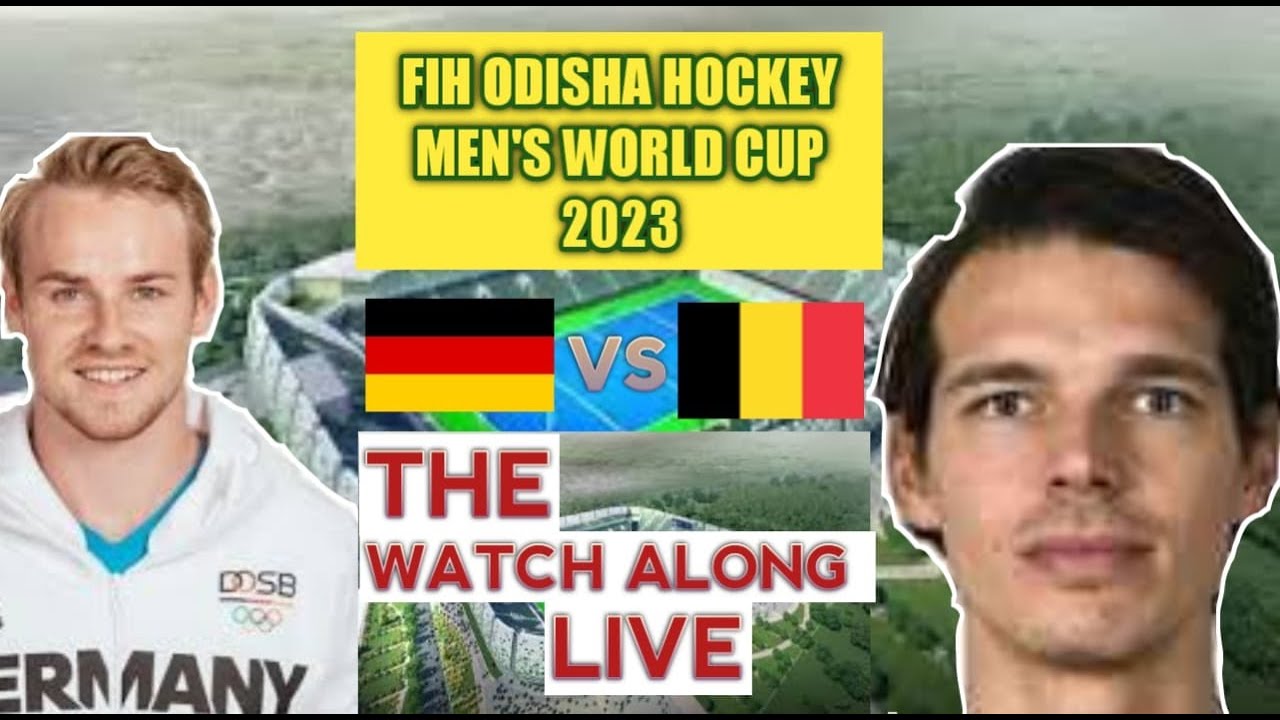 Germany vs Belgium Hockey World Cup 2023 The Watch Along Live #hwc2023