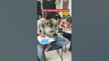 RPSC AEn | Test Series | Dushyant Sir | SaSuTi #rpscaen #sasuti #dushyantsir