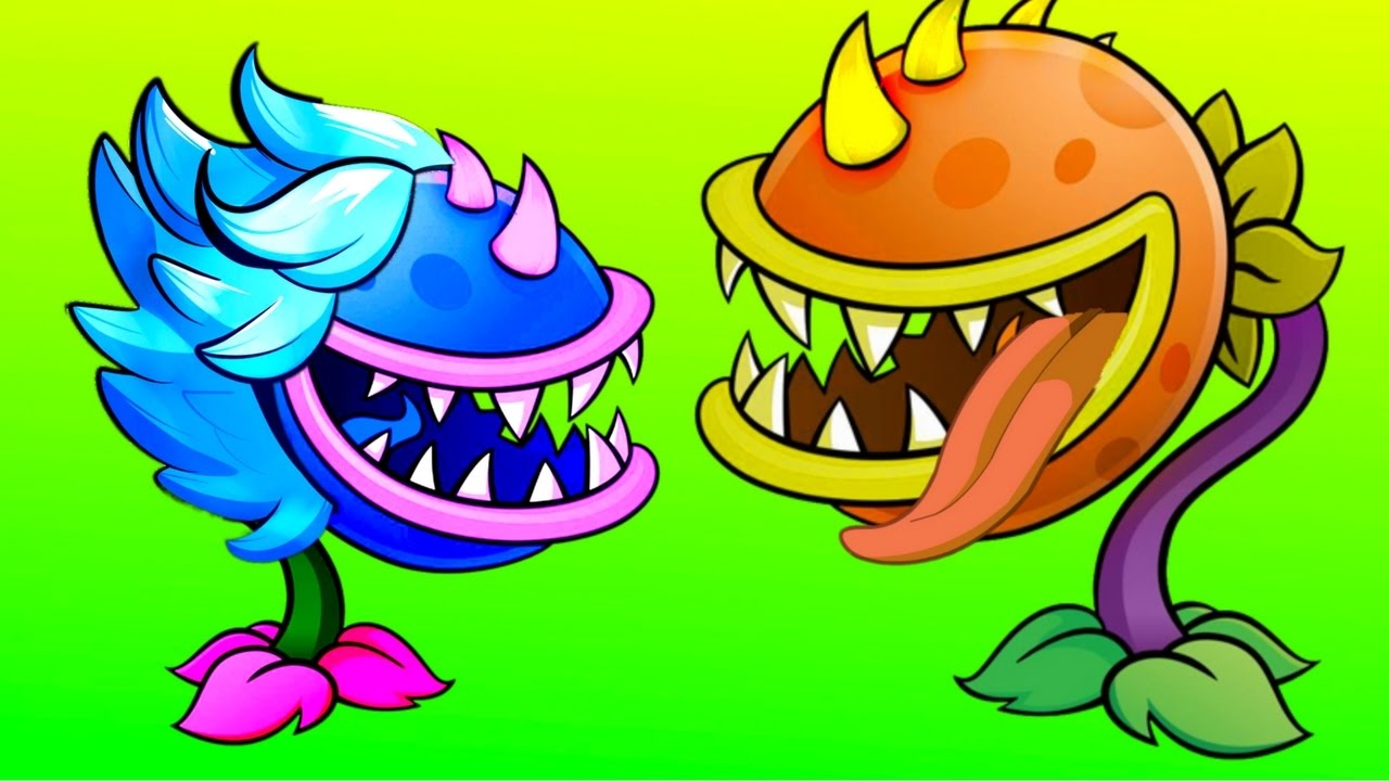 "Plants vs Zombies 2 Fan Made Chomper Challenge All best Plantas c...