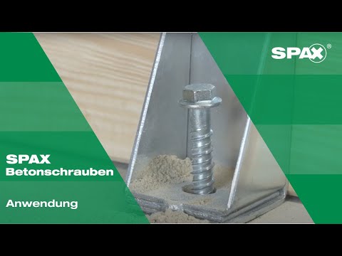 Video: Gibt es Schrauben für Beton?