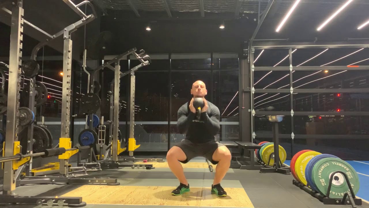 Vertical Jump Exercise: Goblet Squats - YouTube