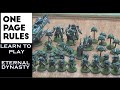 Grimdark future how to play eternal dynasty