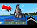 I AWAKENED GODZILLA IN MINECRAFT! *HE ATTACKED ME*