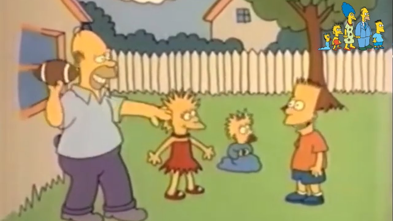 The Simpsons Shorts S02E04 Football | Tracey Ullman Show Episodes