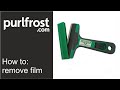 How to remove window film by purlfrost