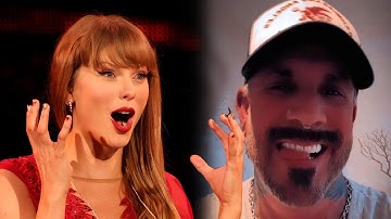 Taylor Swift FANGIRLS After AJ McLean Shares 
