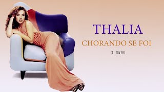 THALIA - CHORANDO SE FOI (AI COVER)