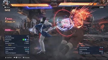 MARVELOUS! Lee Chaolan Tekken 8 Season 2 db+3+4  Counter hit 🔥| Update Combo Guide for Lee