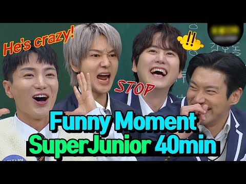 40min SuperJunior Funny Moment Compilation