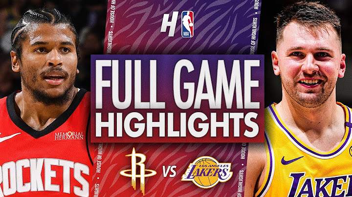 Houston Rockets vs Los Angeles Lakers - Full Game Highlights | April 11, 2025 NBA Season