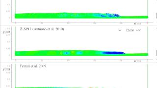 Sloshing Shallow Water Comparisons between SPH schemes - Curl Net Worth