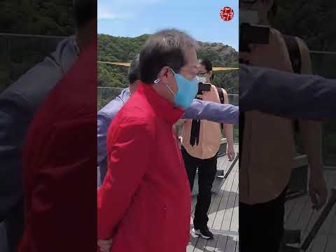 홍준표 대구광역시장 후보 <strong>앞산</strong> 케이블카 방문! 대구를 한눈에!! #shorts