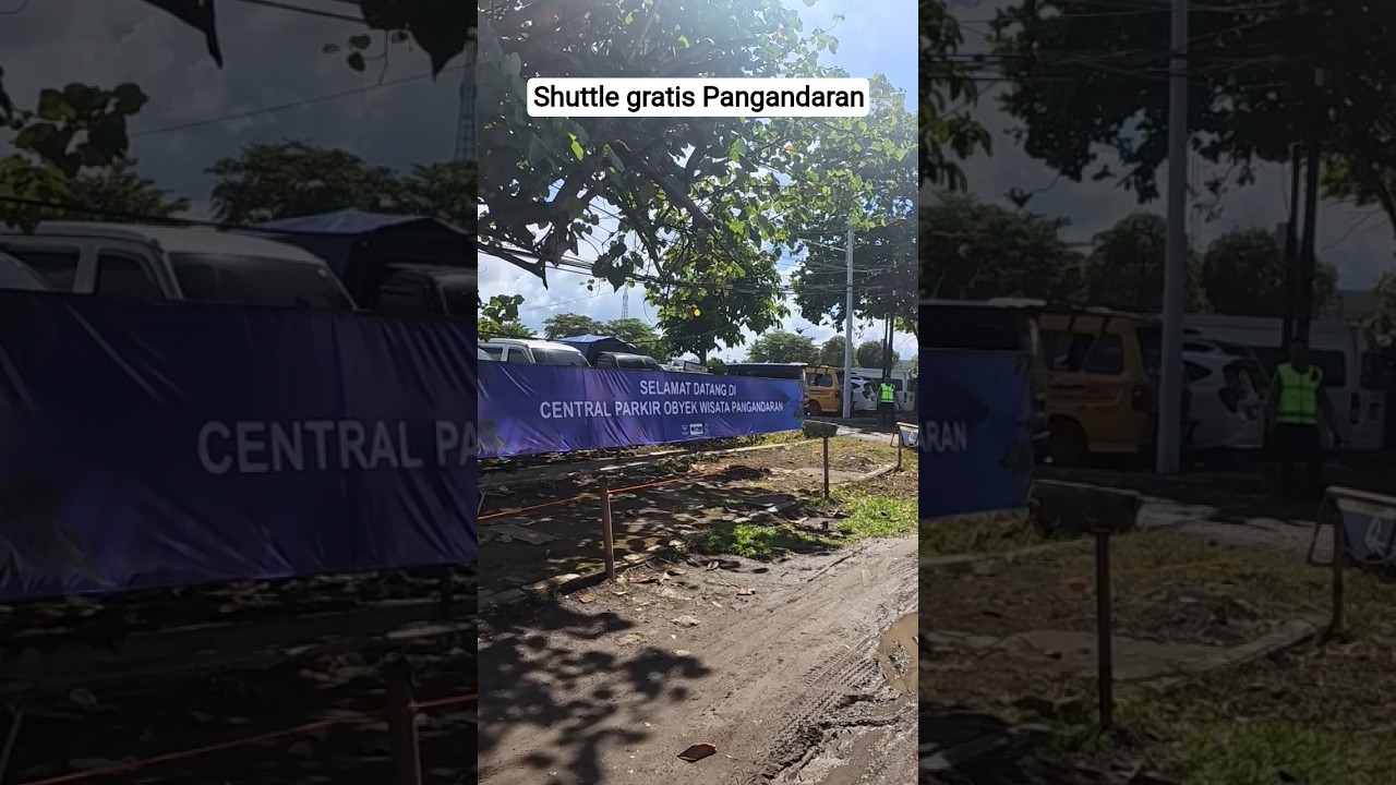 Shuttle gratis Pangandaran Hari Ini Libur Lebaran 2026 #shorts