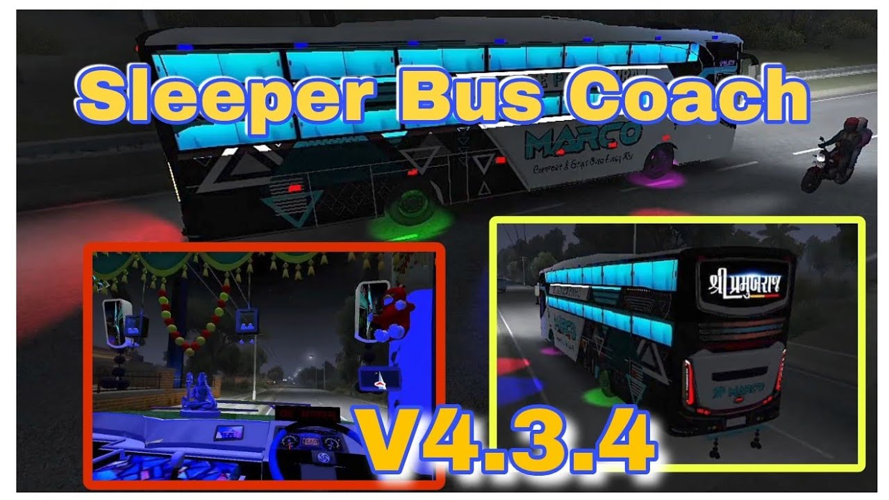 Bus sleeper couch | bussid mod V4.3.4 | 