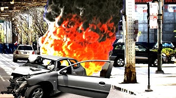 lightwave car explosion